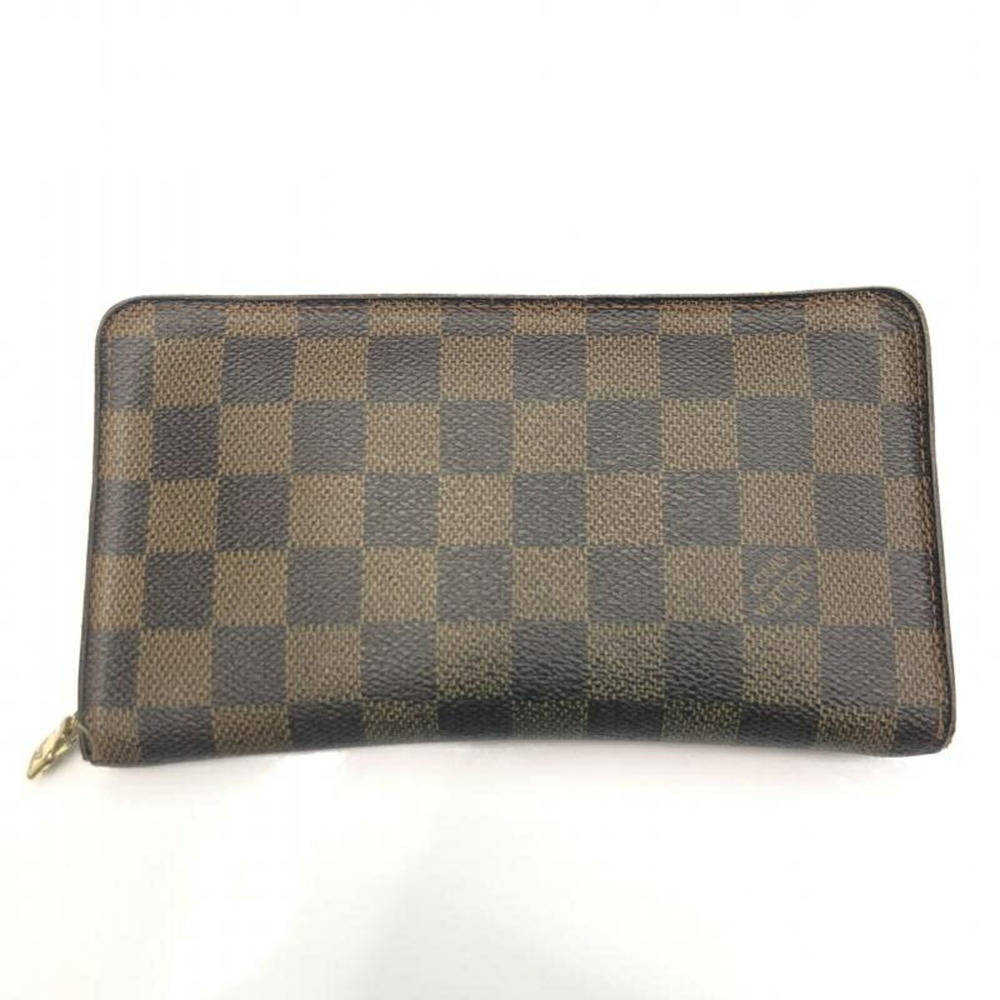 Louis Vuitton Brown and Black Checkered Wallet